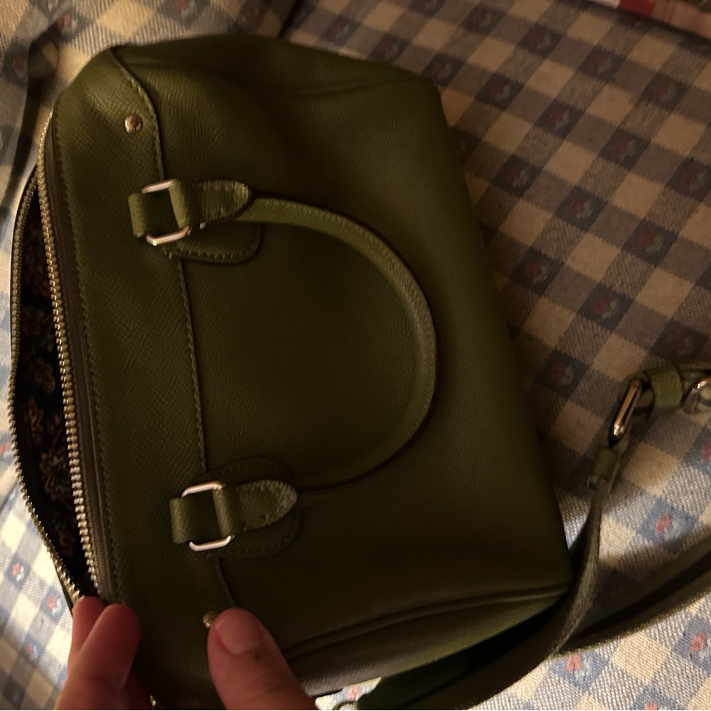 Coach Green Leather Crossbody Bag - Picture 2 of 3